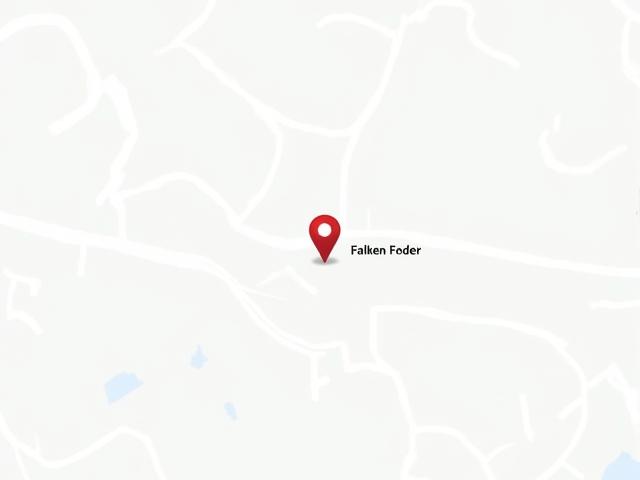 Karte von Wien mit der Firmenadresse von Falken Feder